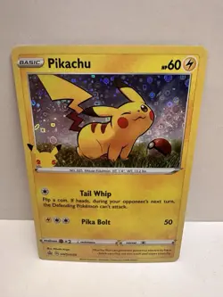 PIKACHU SWSH039 GENERAL MILLS HOLO SWORD & SHIELD BLACK STAR 2020 POKEMON TCG - Image 1