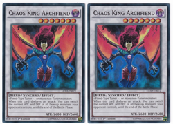 2x Chaos King Archfiend - (LC5D-EN072 - 1st Ed - Super Rare) - NM/VLP - Yugioh - Image 1