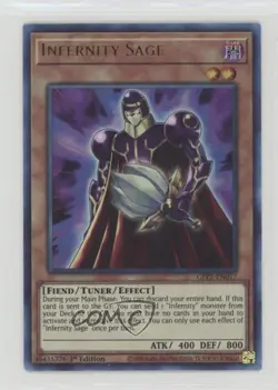 Infernity Sage Ultra Rare 1st Ed. YuGiOh Ghosts From The Past: 2nd Haunting o1h - Image 1