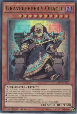 Yugioh Gravekeeper's Oracle MP14-EN215 Ultra Rare 1st Edition NM - Image 1
