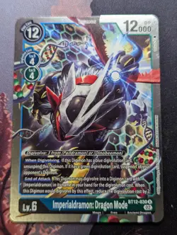 Imperialdramon:Dragon Mode BT12-030 R Digimon Card Game Across Time - Image 1