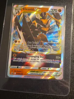 Kleavor VSTAR SWSH249 Sword & Shield Promo Holo Card Near Mint Condition - Image 1