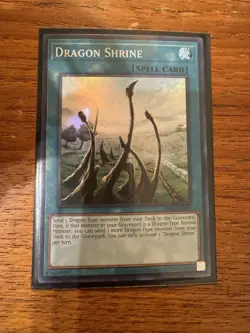 Dragon Shrine - SDBE-EN019 - Super Rare Unlimited Ed Yugioh - LP - Image 1