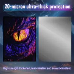 100 Pack TCG/MTG Card Sleeves, Matte Art Card Sleeves, Matte Back & Gloss Front, - Image 2