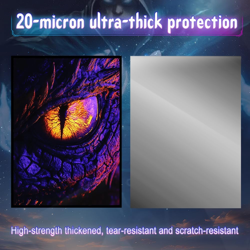 100 Pack TCG/MTG Card Sleeves, Matte Art Card Sleeves, Matte Back & Gloss Front, - Image 5