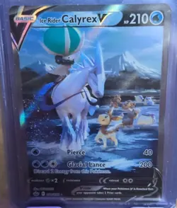 Ice Rider Calyrex V #164/198 Pokemon Chilling Reign Alt Art Pokemon Card ⭐ NM - Image 1