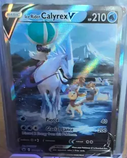 Ice Rider Calyrex V #164/198 Pokemon Chilling Reign Alt Art Pokemon Card ⭐ NM - Image 3