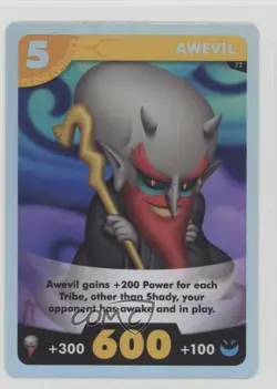 2015 Yo-Kai Watch Trading Card Game Awevil #72 00gy - Image 1