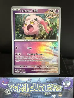 Pokemon Card Scream Tail 042/131 Poke Ball Holo Prismatic Evolutions NM - Image 1