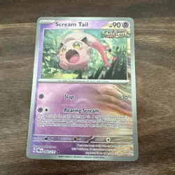 Pokemon Card Scream Tail 042/131 Poke Ball Holo Prismatic Evolutions NM - Image 1