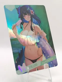 Raiden Shogun - Genshin Impact - Summer Love -SSR-012 - Waifu Card - Image 3