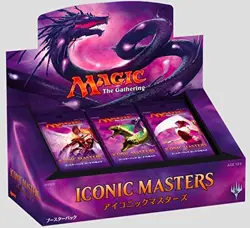 Magic The Gathering Iconic Masters Booster BOX 24 Packs Japanese Version MTG - Image 1