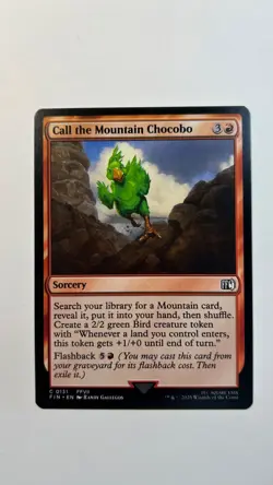 MTG Final Fantasy Call the Mountain Chocobo #131 Magic the Gathering - Image 1