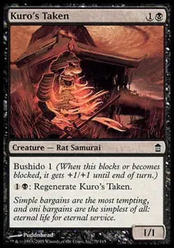Kuro's Taken - Light Play MTG Saviors of Kamigawa - Image 1