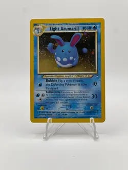 Pokemon TCG Light Azumarill Holo Card 13/105 Neo Destiny WOTC - Image 1
