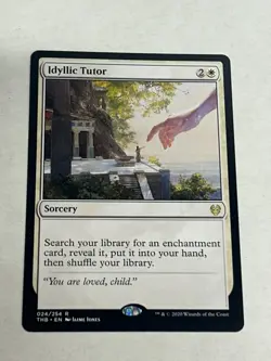 Magic: The Gathering Idyllic Tutor Theros Beyond Death Rare Card #024 - Image 1