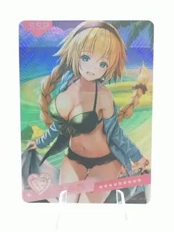 Jeanne D'Arc - Fate - Summer Love -SSP-001 Waifu Card - Image 1
