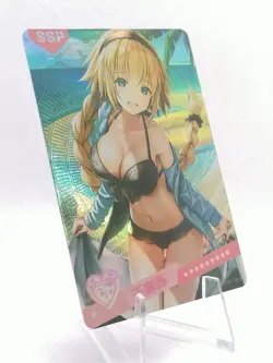 Jeanne D'Arc - Fate - Summer Love -SSP-001 Waifu Card - Image 3