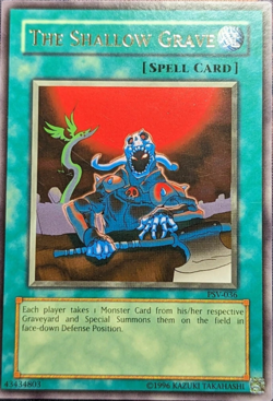 The Shallow Grave PSV-036 Rare Unlimited YuGiOh TCG Card - Image 1