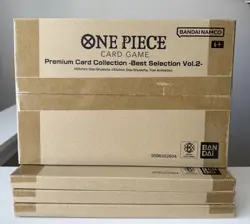 One Piece Card Game Premium Collection Best Selection Vol.2 ENGLISH Lot of 4 - Image 1
