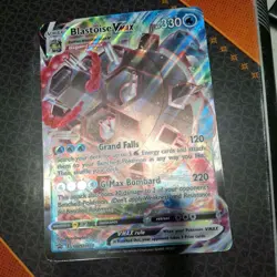 Pokemon TCG BLASTOISE VMAX HP 330 Rare Jumbo PROMO Card #SWSH103 - 2021 - Image 1