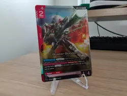 GUNDAM TCG CARD GAME BUSTER GUNDAM GD01-046 LR HOLO FOIL ENGLISH NEWTYPE RISING - Image 2