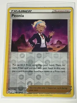 Pokemon TCG Peonia Sword & Shield Chilling Reign Playset Card 149/198 - Image 1