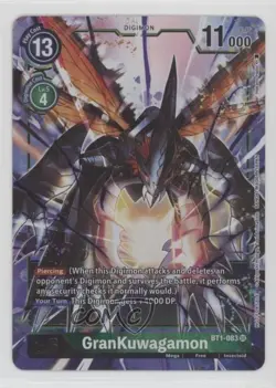 2021 Digimon Card Game - Release Special Ver 15 GranKuwagamon #BT1-083 sy7 - Image 1