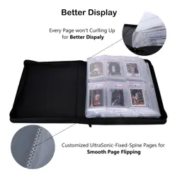 Rayvol Psa Slab Binder, Holds 72 Psa Slabs, 6-Pocket Graded Card Binder For Psa, - Image 4