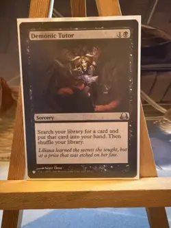 Demonic Tutor - MTG - Mystery Booster - BLACK - Magic the Gathering - Image 1