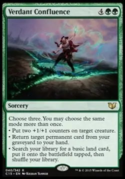 MTG Verdant Confluence - Commander 2015 [ Excellent ] - Image 1