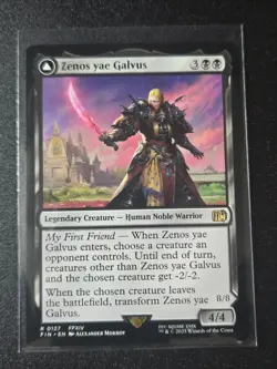 Zenos yae Galvus, R 0127, FIN, Final Fantasy, MTG, English, NM - Image 1
