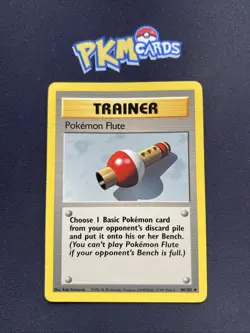 Pokemon TCG Pokemon Flute Base Set 86/102 Regular LP. - Image 1