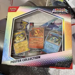 Pokemon TCG Scarlet & Violet Prismatic Evolutions Poster Collection Box Sealed 196214112537 - Image 1