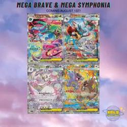 Mega Brave & Mega Symphonia Booster Box EX No Shrink Set Pokemon M1S M1L - Image 4
