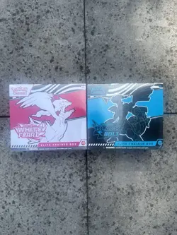 IN HAND Black Bolt and White Flare ETB - Pokemon TCG New & Sealed ⚡🔥 - Image 1