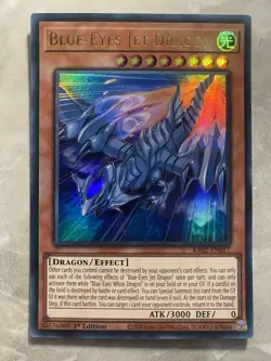 Yugioh - Blue-Eyes Jet Dragon - RA02-EN017 - Ultra Rare 1st Edition - Image 1