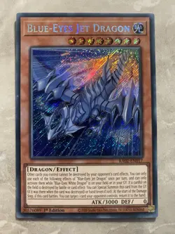 Yugioh - Blue-Eyes Jet Dragon - RA02-EN017 - Secret Rare 1st Edition - Image 1