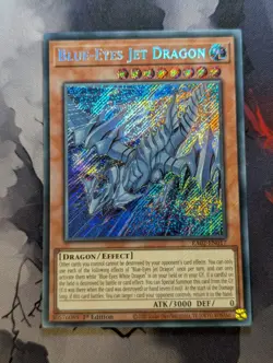 Yugioh - Blue-Eyes Jet Dragon - RA02-EN017 - Secret Rare 1st Edition - Image 1