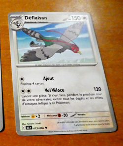 POKEMON FOUDRE NOIRE CARD CARTE DEFLAISAN 073/086 BLK EV10.5 FR MINT 2025 - Image 1