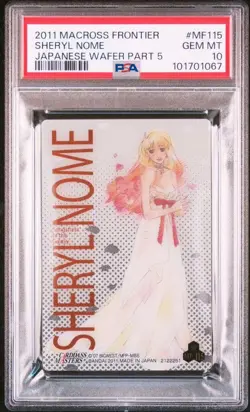 Rare PSA10 Sheryl Nome Macross Frontier Special Card MF115 Collectible - Image 1