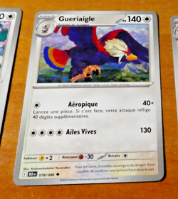 POKEMON FOUDRE NOIRE CARD CARTE GUERIAIGLE 078/086 BLK EV10.5 FR MINT 2025 - Image 1