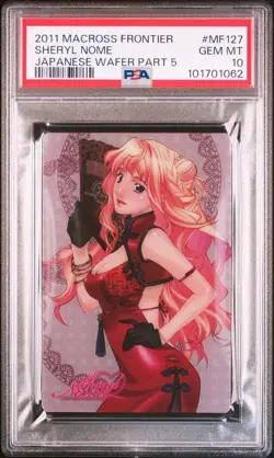 Sheryl Nome PSA10 Macross Frontier MF127 Rare Trading Card Collectible - Image 1