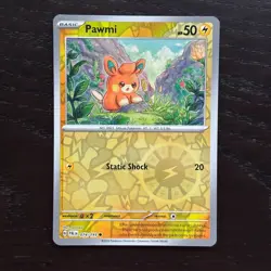 Pawmi 074/193 Pokemon Paldea Evolved SV02 Reverse Holo Common Card NM - Image 1