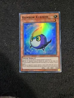 Rainbow Kuriboh AC19-EN010 1st Super Rare LP Yugioh Card - Image 1