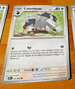 POKEMON FOUDRE NOIRE CARD CARTE COLOMBEAU 072/086 BLK EV10.5 FR MINT 2025 - Image 1