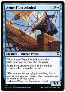 Magic the Gathering Azure Fleet Admiral The Lost Caverns of Ixalan Commander MTG - Image 1