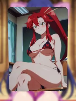 Yoko Littner Gurren Lagann Anime Waifu Sexy Goddess Doujin Lewd Hentai Card - Image 1