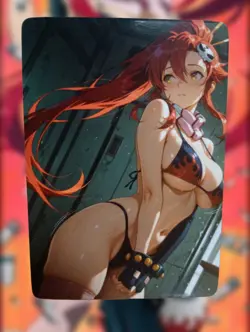 Yoko Littner Gurren Lagann Anime Waifu Sexy Goddess Doujin Lewd Hentai Card - Image 1