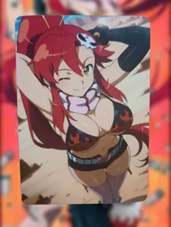 Yoko Littner Gurren Lagann Anime Waifu Sexy Goddess Doujin Lewd Hentai Card - Image 1